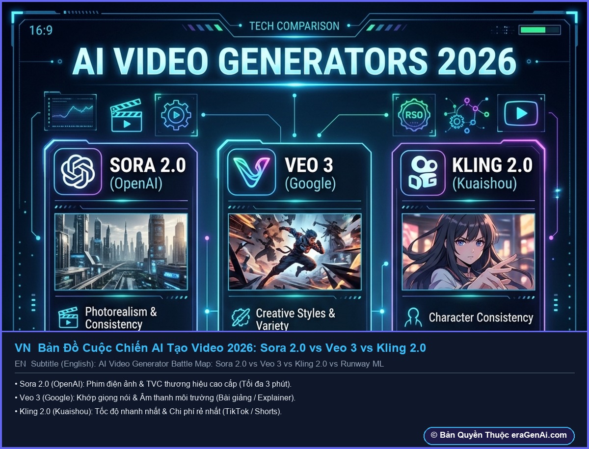 Bức Ảnh Infographic 3D AI Artwork Khóa Bản Quyền eraGenAi.com