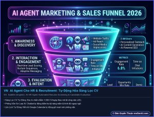 [Infographic] AI Agent Cho HR & Recruitment: Tự Động Hóa Sàng Lọc CV