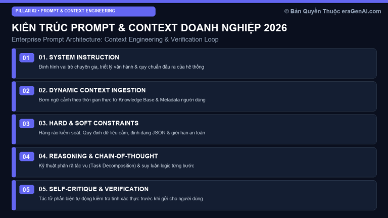 Enterprise Prompt & Context Engineering: Từ Kỹ Thuật Viết Lệnh Đến Hệ Thống Context Tự Động