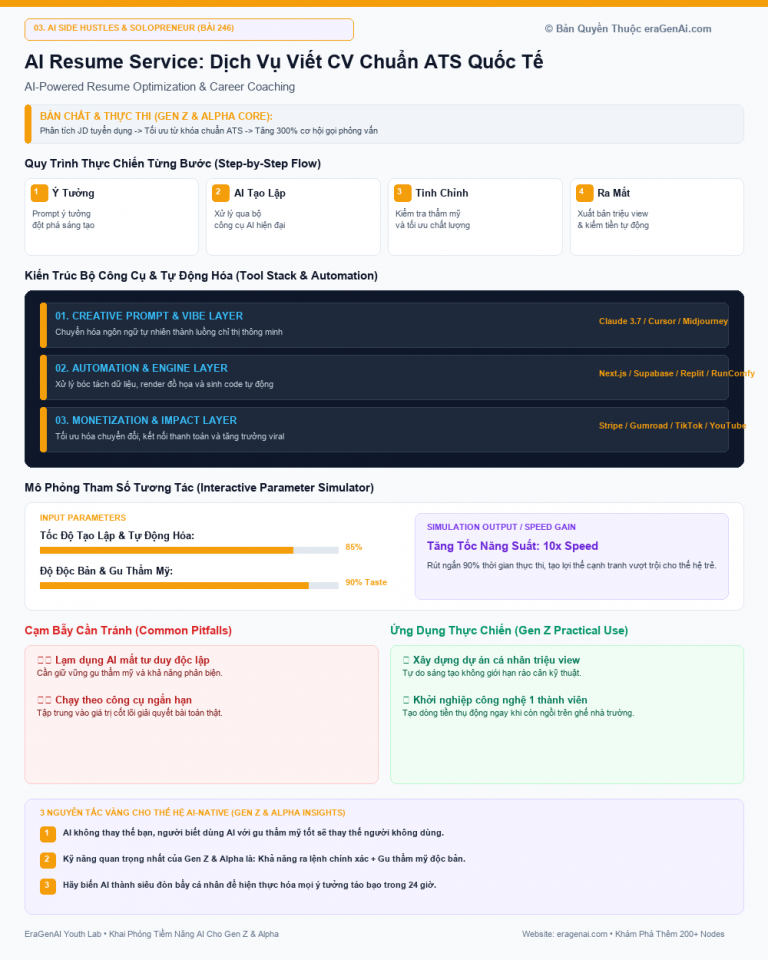AI Resume Service: Dịch Vụ Viết CV Chuẩn ATS Quốc Tế