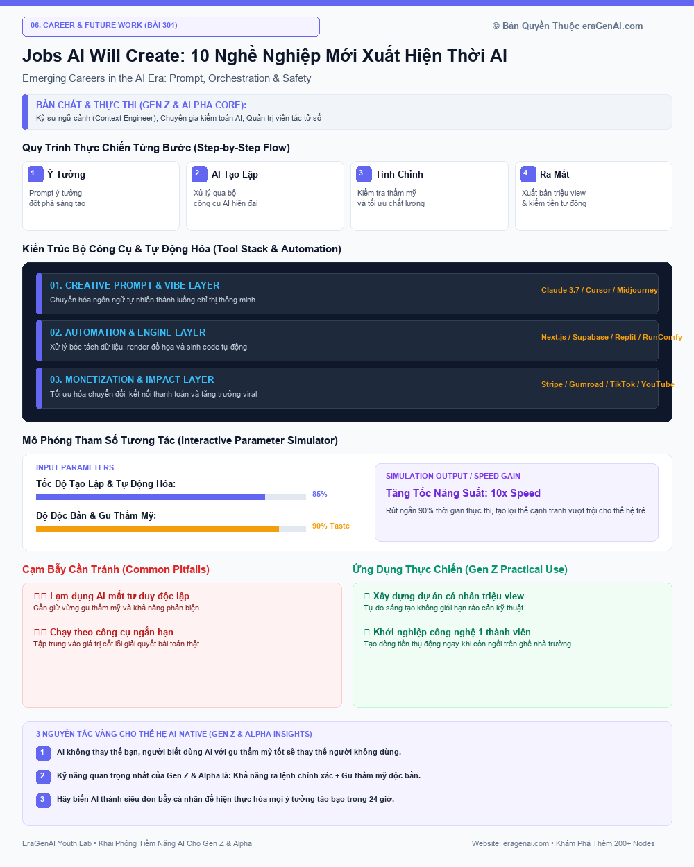 Jobs AI Will Create: 10 Nghề Nghiệp Mới Xuất Hiện Thời AI - EraGenAI Gen Z & Alpha Guide