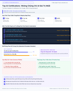 Top AI Certifications: Những Chứng Chỉ AI Giá Trị Nhất