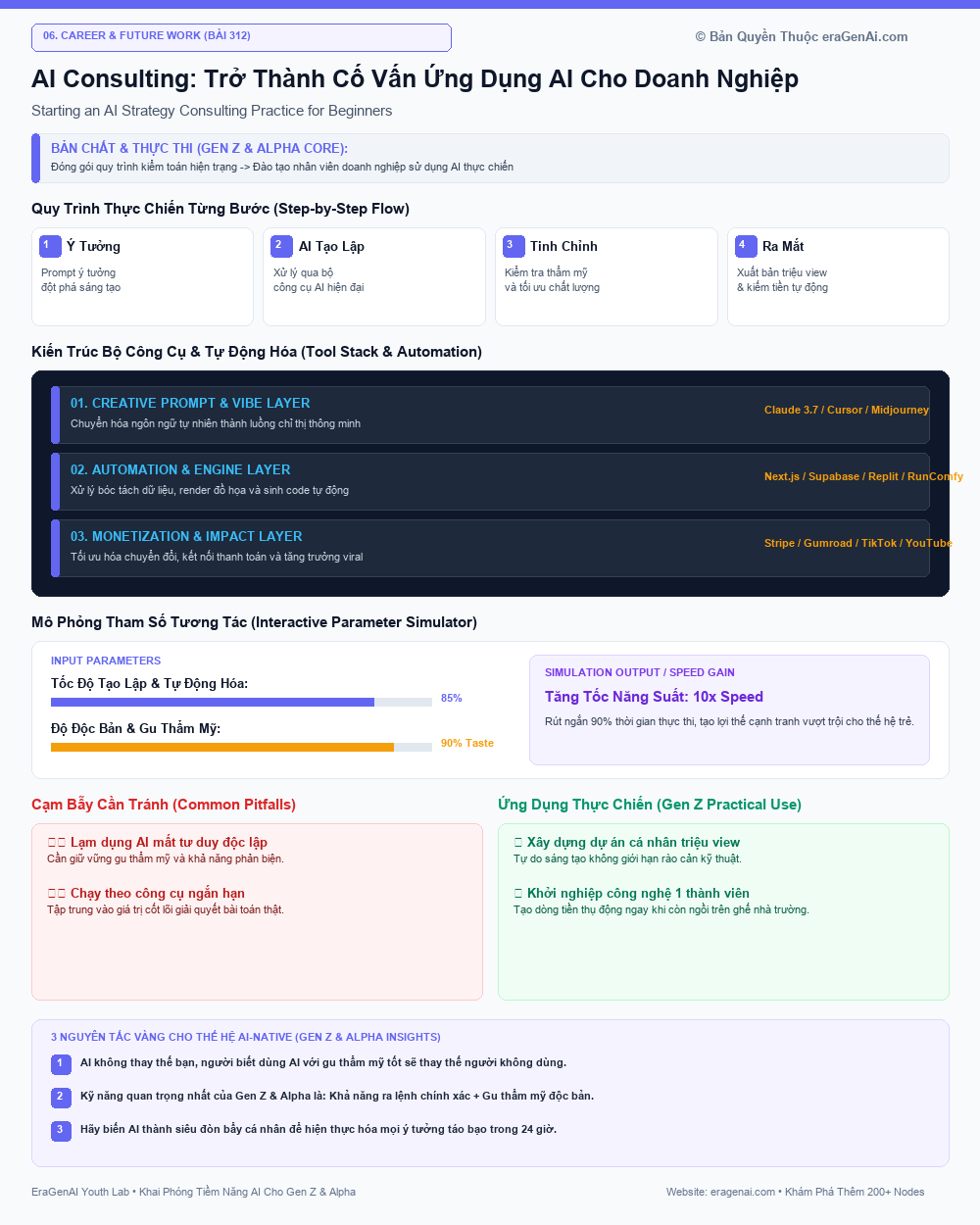 AI Consulting: Trở Thành Cố Vấn Ứng Dụng AI Cho Doanh Nghiệp - EraGenAI Gen Z & Alpha Guide