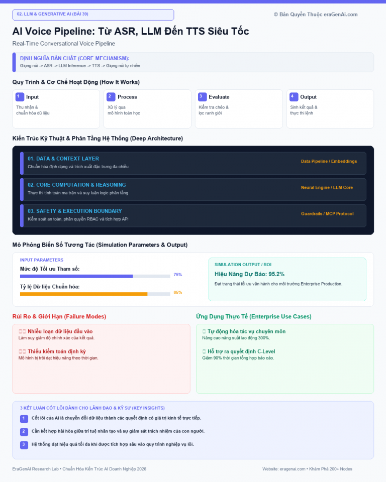 AI Voice Pipeline: Từ ASR, LLM Đến TTS Siêu Tốc