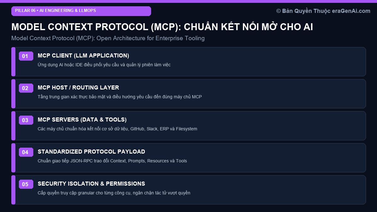 Model Context Protocol (MCP): Chuẩn Giao Tiếp Mở Mới Cho Tích Hợp Hệ Thống Doanh Nghiệp