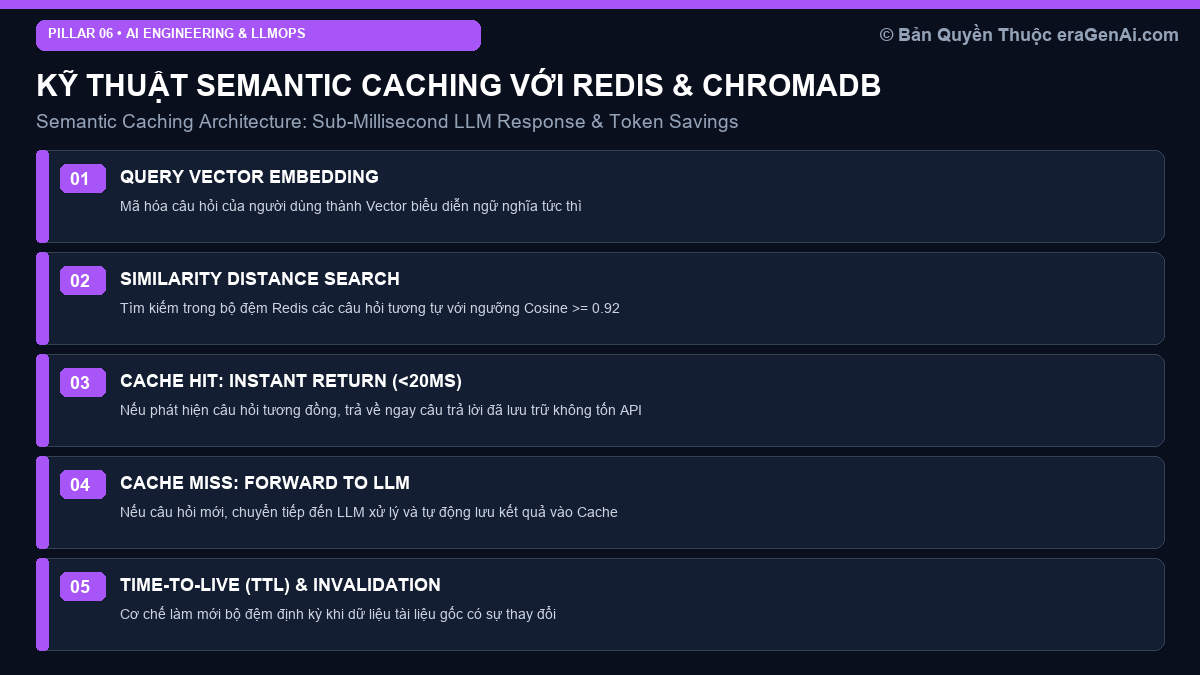 Kỹ Thuật Semantic Caching Với Redis & ChromaDB: Giảm Độ Trễ và Tối Ưu Tải API